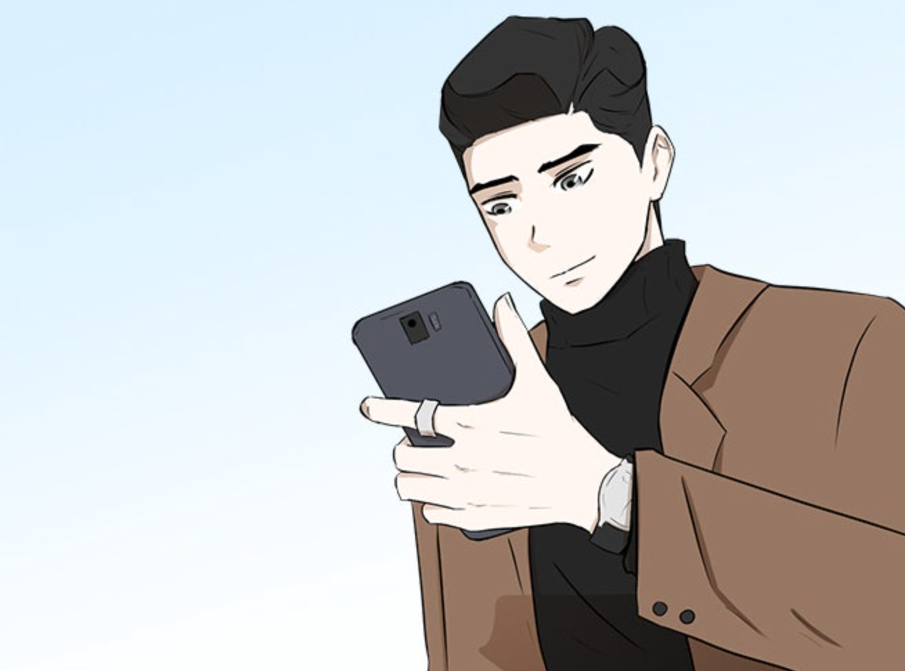 검은인간만화 소개